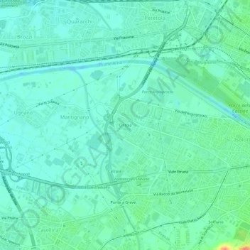 Cintoia topographic map, elevation, terrain