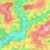 Obersteeg topographic map, elevation, terrain