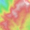Bulu Bualo topographic map, elevation, terrain