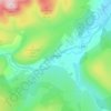 Glespin topographic map, elevation, terrain