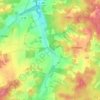 Moislingen topographic map, elevation, terrain