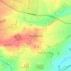 North Rauceby topographic map, elevation, terrain