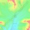 Gorak Shep topographic map, elevation, terrain