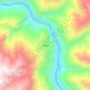 卡拉乡 topographic map, elevation, terrain