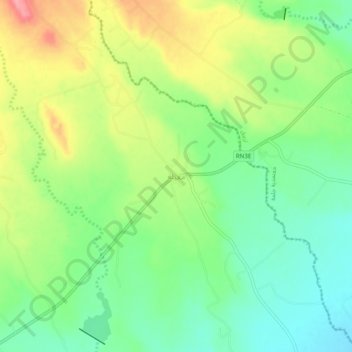 Mghila topographic map, elevation, terrain