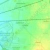 Droysig topographic map, elevation, terrain