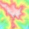Mount Wilson topographic map, elevation, terrain