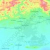 San Carlos topographic map, elevation, terrain