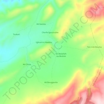 Al Matroh topographic map, elevation, terrain