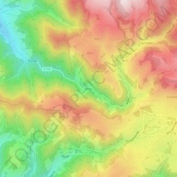 Ränke topographic map, elevation, terrain