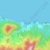 水湳洞 topographic map, elevation, terrain