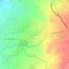 Estefania topographic map, elevation, terrain