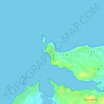 Neiz Vran topographic map, elevation, terrain