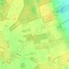 Hondsrug topographic map, elevation, terrain