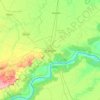 Dhaulpur topographic map, elevation, terrain