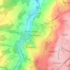 Benfieldside topographic map, elevation, terrain