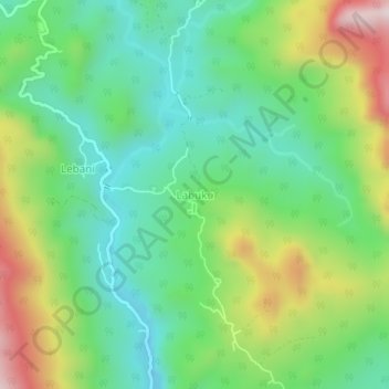 Labuku topographic map, elevation, terrain