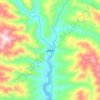 益智乡 topographic map, elevation, terrain