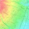 Mojolangu topographic map, elevation, terrain
