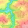 Rochers du Montaigle topographic map, elevation, terrain