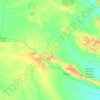 Provincia Chiquitos topographic map, elevation, terrain