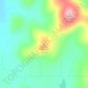 Sulphur Mountain topographic map, elevation, terrain