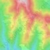 Вущик topographic map, elevation, terrain