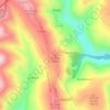 O Chao topographic map, elevation, terrain