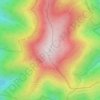Kohút topographic map, elevation, terrain
