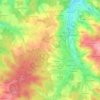 Braun topographic map, elevation, terrain