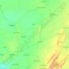 Nāgaur topographic map, elevation, terrain