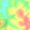 Kankan topographic map, elevation, terrain