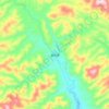 勐先镇 topographic map, elevation, terrain