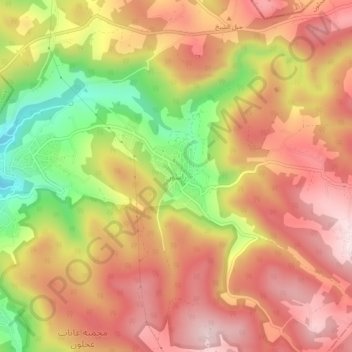 راسون topographic map, elevation, terrain