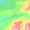 Peach Springs topographic map, elevation, terrain