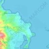 Majicavo-Lamir topographic map, elevation, terrain