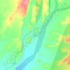 El Eje topographic map, elevation, terrain