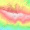 Aitana topographic map, elevation, terrain