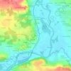 Le Faux topographic map, elevation, terrain