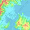 Whitianga topographic map, elevation, terrain