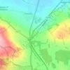 Muirhead topographic map, elevation, terrain