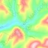 Bovina topographic map, elevation, terrain