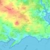 Lanniguen topographic map, elevation, terrain