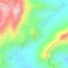Mount Edith topographic map, elevation, terrain