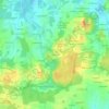 Le Rouvre topographic map, elevation, terrain