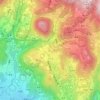 草山 topographic map, elevation, terrain