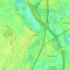 Zemst topographic map, elevation, terrain