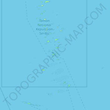 Kepulauan Seribu Utara topographic map, elevation, terrain