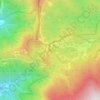 Passo del Bocco topographic map, elevation, terrain