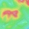 Height of Land Mountain topographic map, elevation, terrain